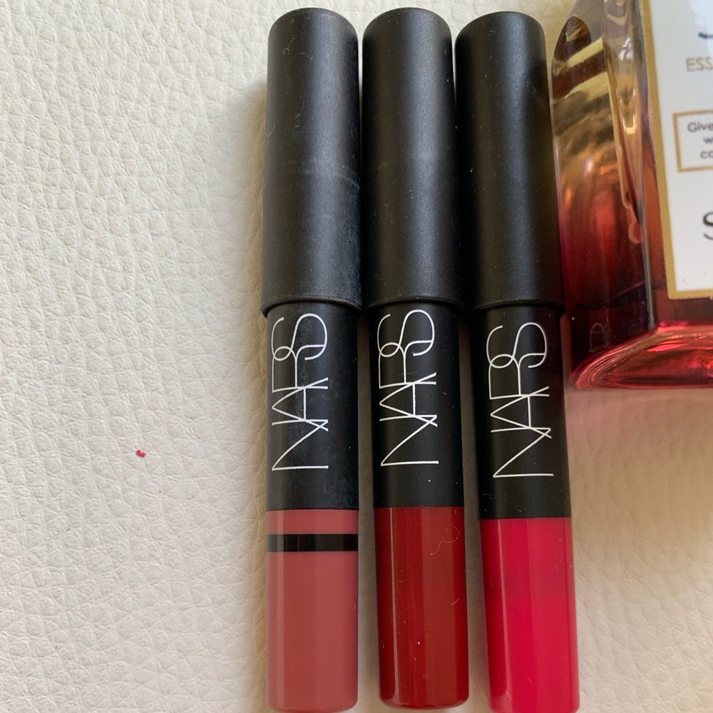 3 NARS lip pencils
